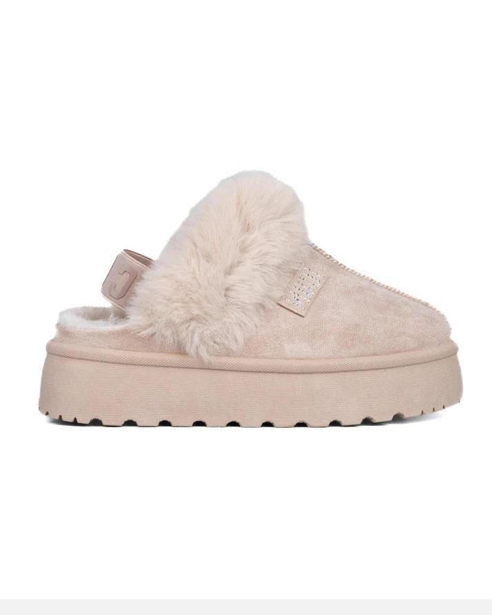 Icon Sabot Pelliccia Beige Donna IC04679SDBEIGE ICON