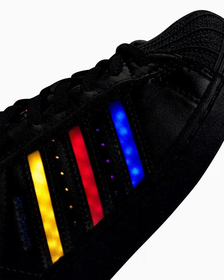Adidas Superstar Led Light Nero Baby JS129191 ADIDAS