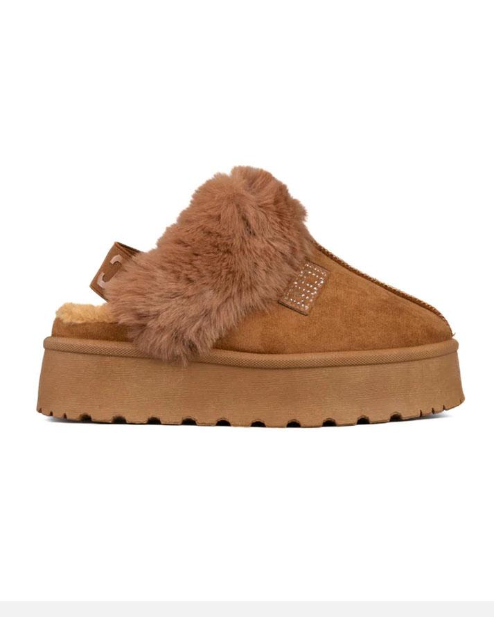 Icon Sabot Pelliccia Biscotto Donna IC04679SDBISCOTTO ICON