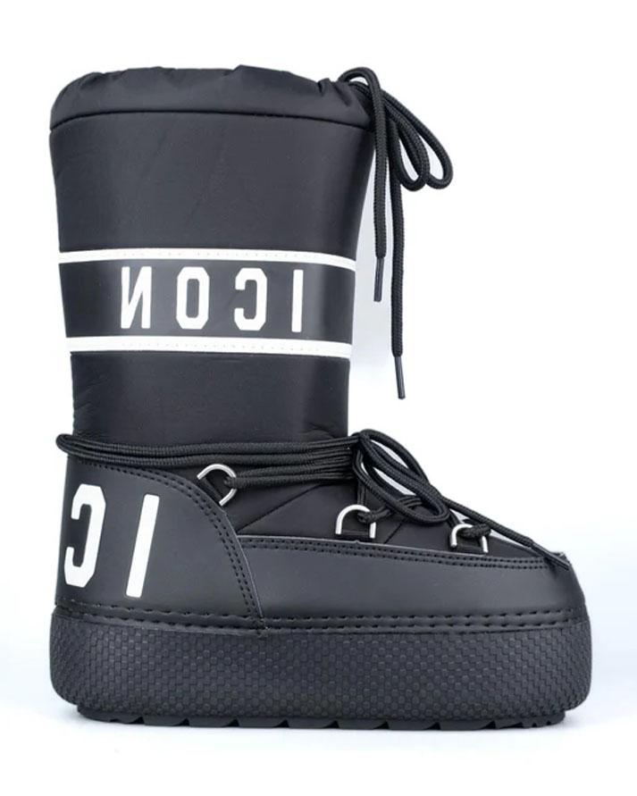 ICON Stivale Neve Platfrom Nero IC05739SDNERO ICON