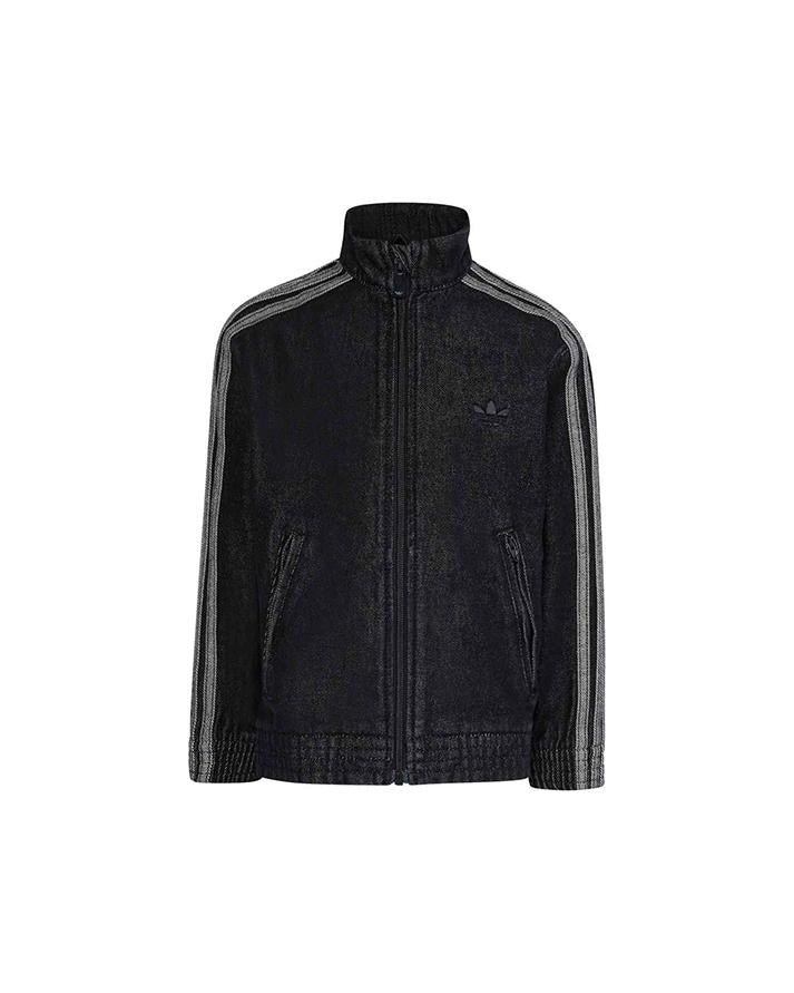 adidas jacket denim black 
