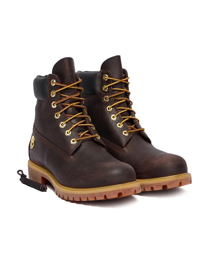 Timberland  prem 6 in lace waterproof Marrone Pelle TB0A2P6WEXU1MASS TIMBERLAND