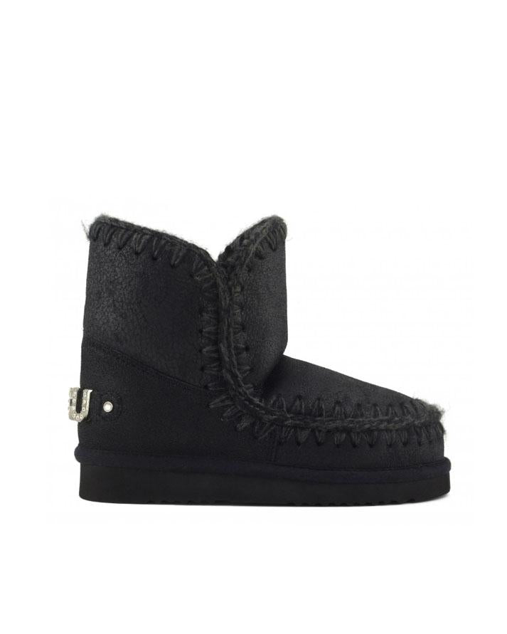Mou Eskimo 18 Rhinestones Logo Nero FW101036BCBK MOU