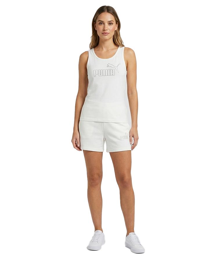 puma set completo  ess logo tank+shorts  rhinestone strass 