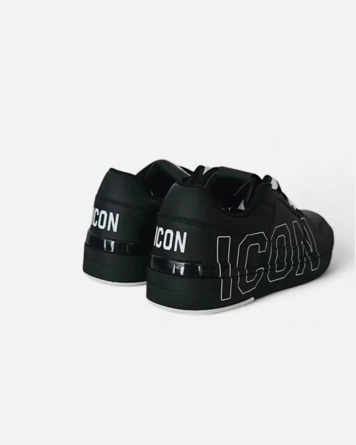 ICON Sneakers Pelle Nero Uomo IC03930SUBLACK ICON