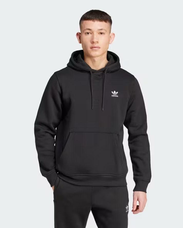 Adidas Felpa Ess hd Nero Unisex IY493030 ADIDAS