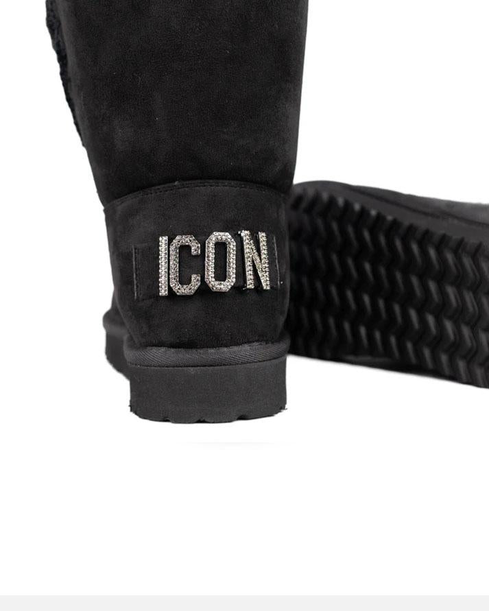 Icon Stivaletto Pelliccia Nero Donna IC04412SDNERO ICON