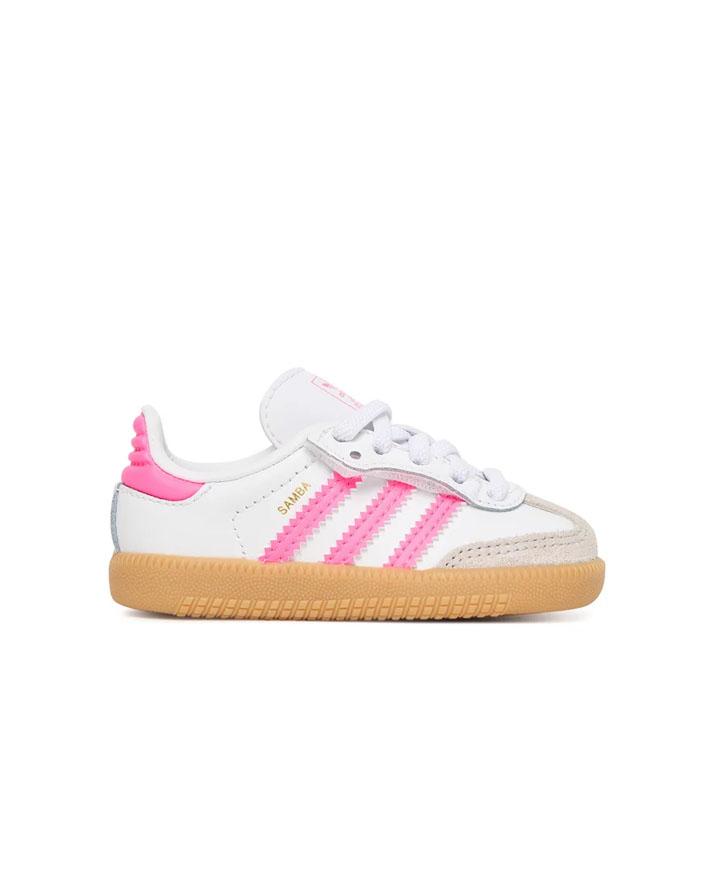 Adidas Samba og cf el i Bianco Rosa Infant JQ318888 ADIDAS