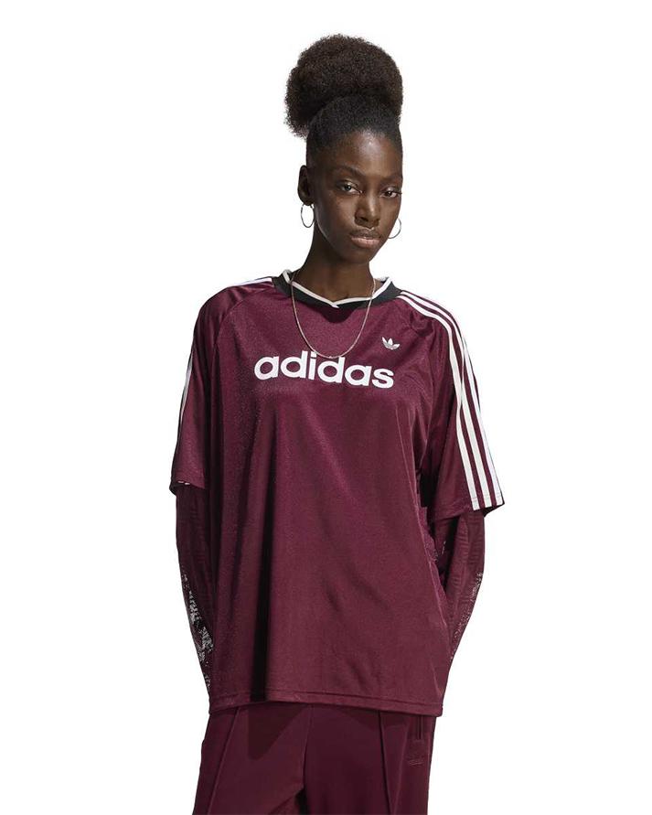 adidas maglia  lace ls jersey  donna 