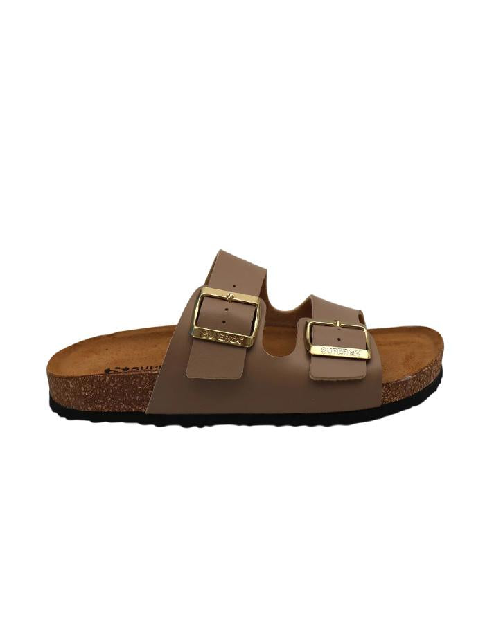 superga sandalo cuoio 
