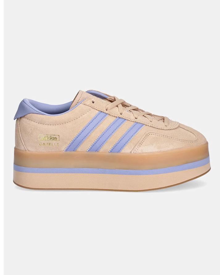 Adidas Gazelle Stack Beige Azzurro JS392727 ADIDAS