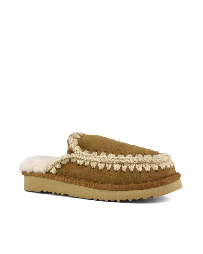 Mou Eskimo Slipper Cognac Suede FW101125ACOG MOU