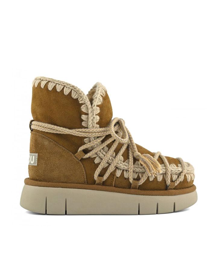 Mou Bounce Boot Suede Cognac  FW531024ACOG MOU