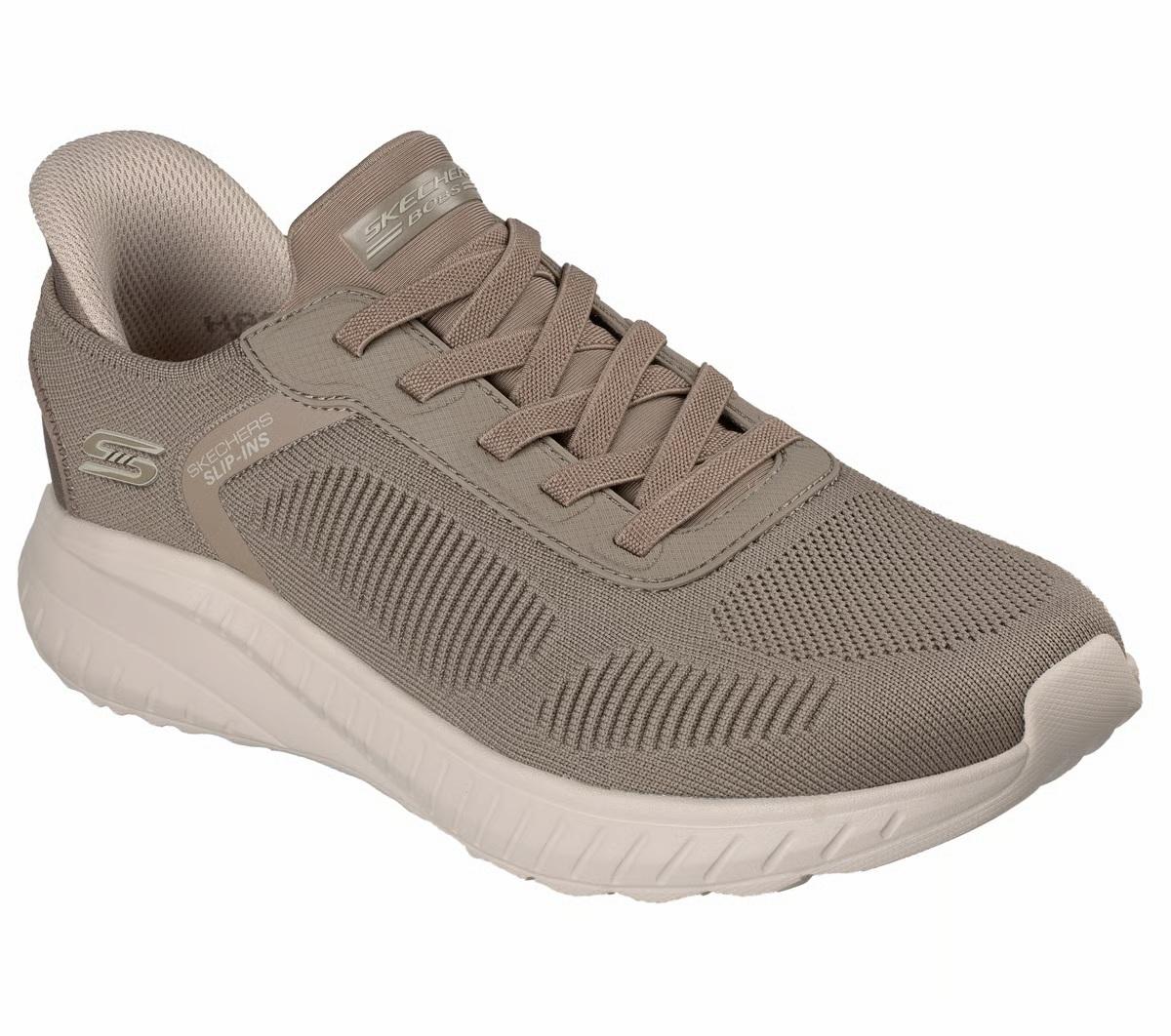 skechers  bob squad cha uomo taupe 