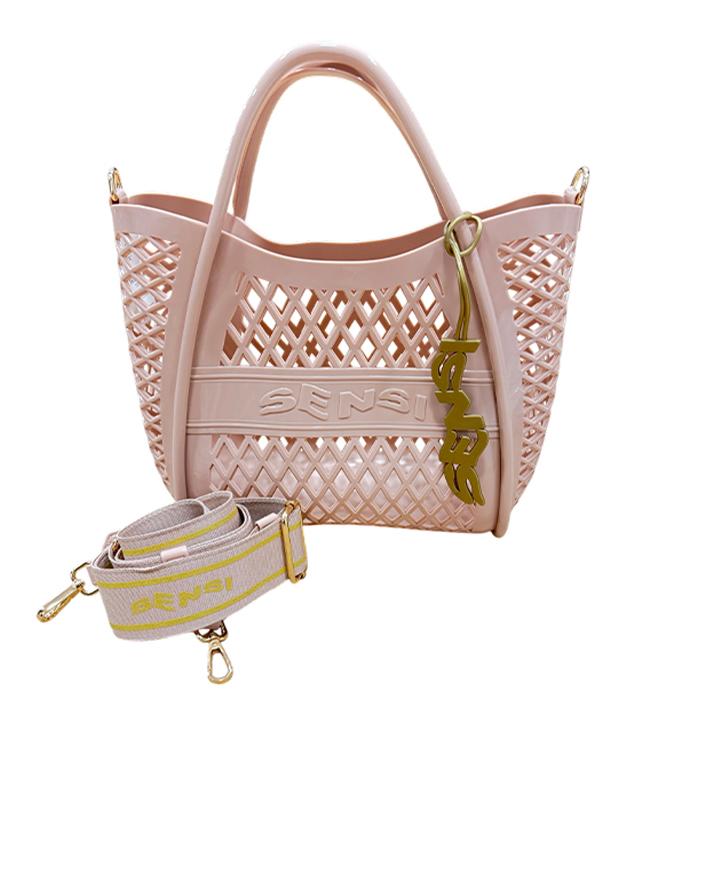 sensi borsa santorini cipria 