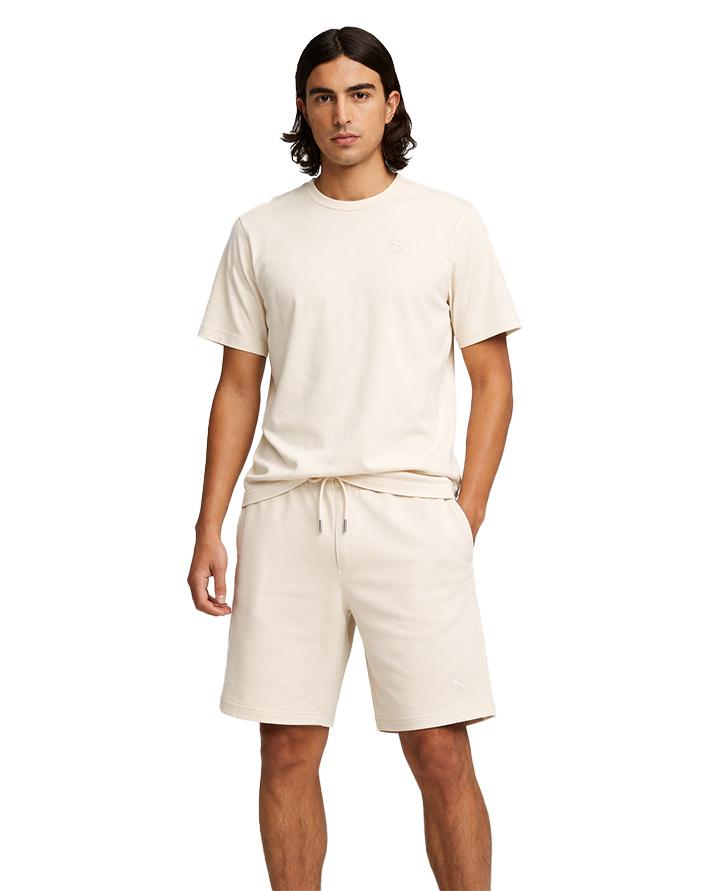 puma set completo ess elevated tee+shorts 