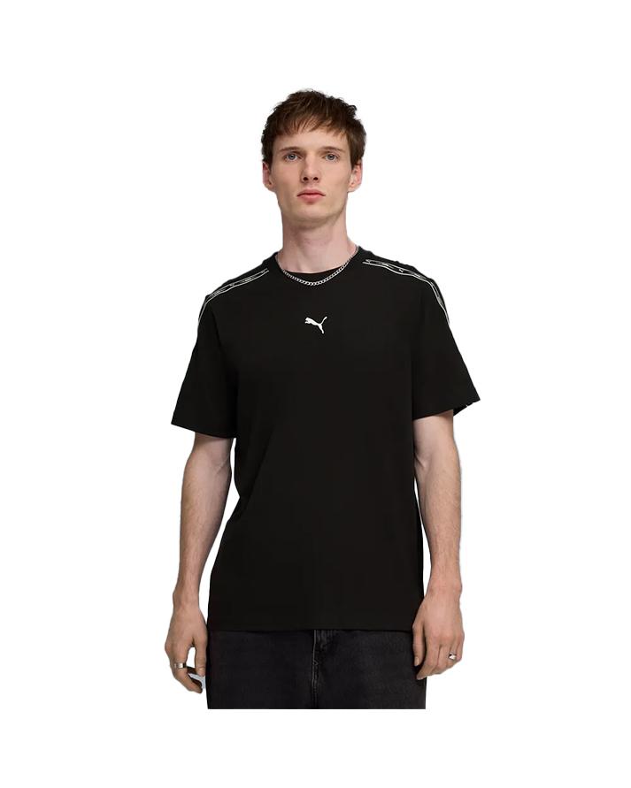 puma set completo  ess tape tee+shorts uomo 