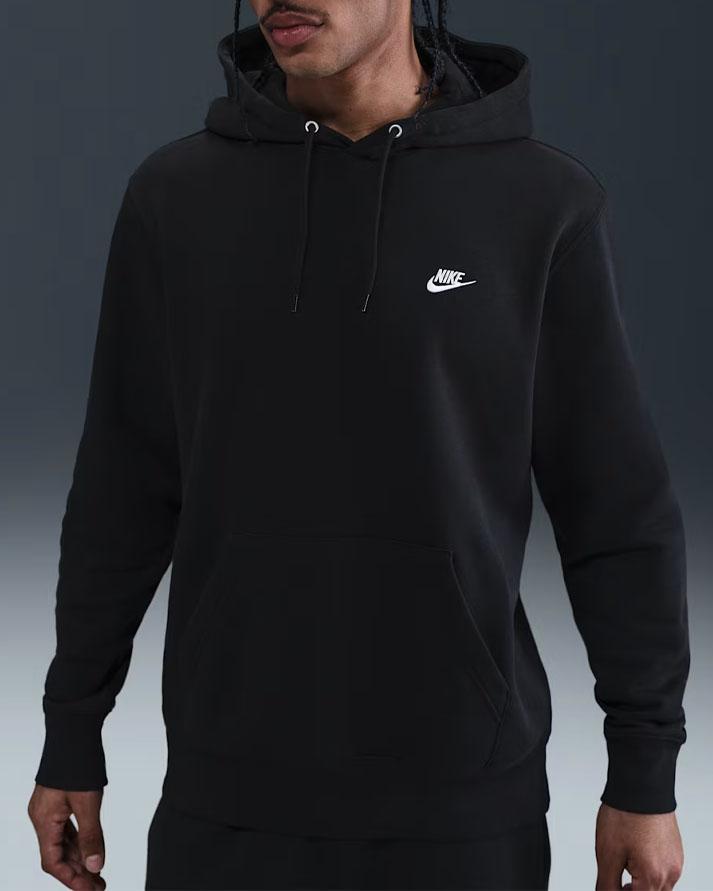 Nike Felpa Sportswear Club Nera FN3859010 NIKE