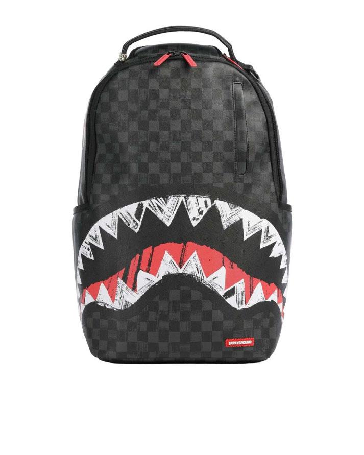 SPRAYGROUND SCRIBBLE SHARK BACKPACK SHARKBLK 