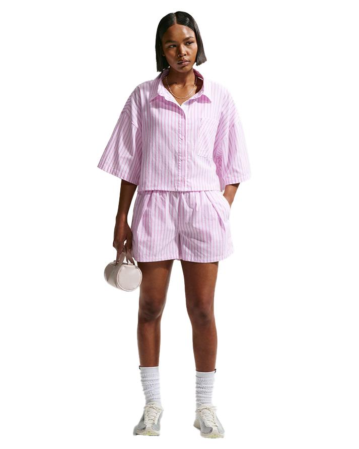 nike set completo camicia+shorts donna 