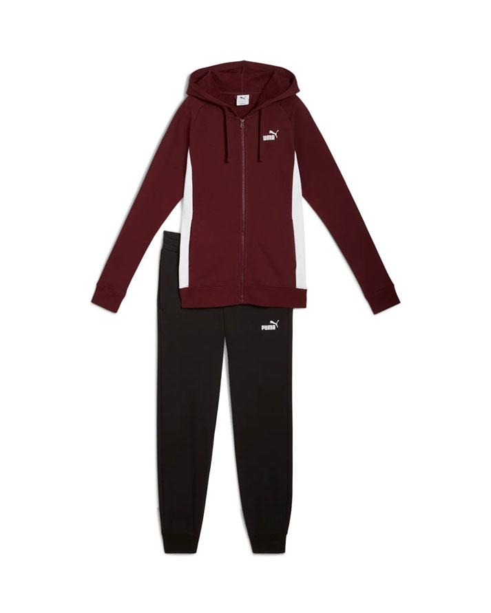 Puma Tuta Completa Donna Zip Bordeaux 69073896 PUMA