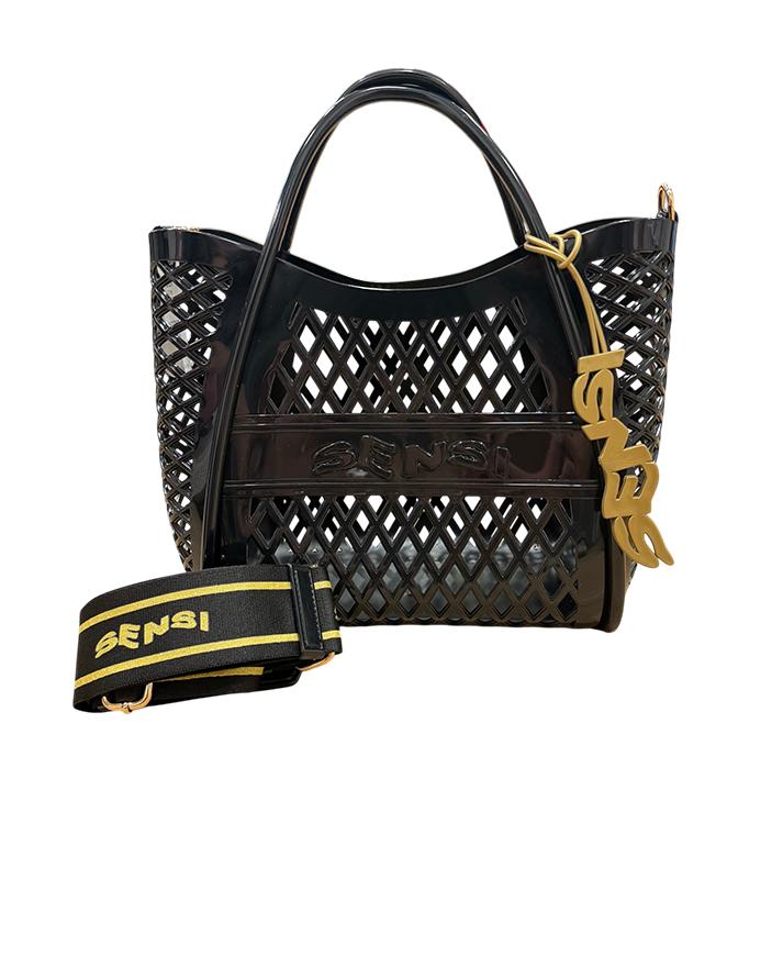 sensi borsa santorini nero 