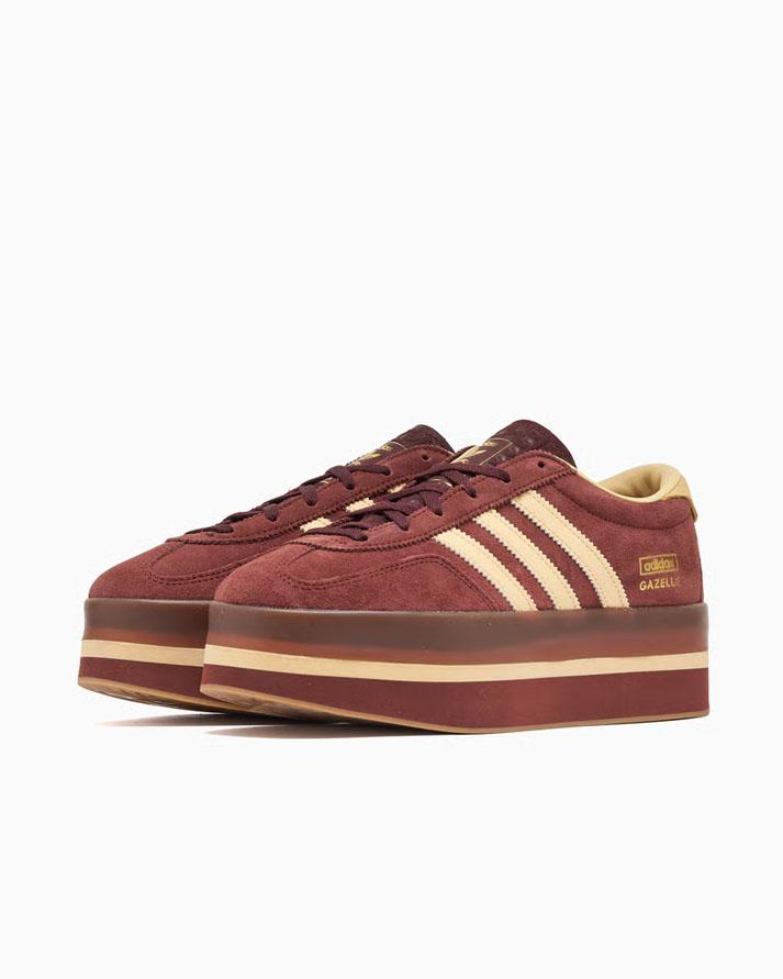 Adidas Gazelle Stack Marrone Beige JS392828 ADIDAS