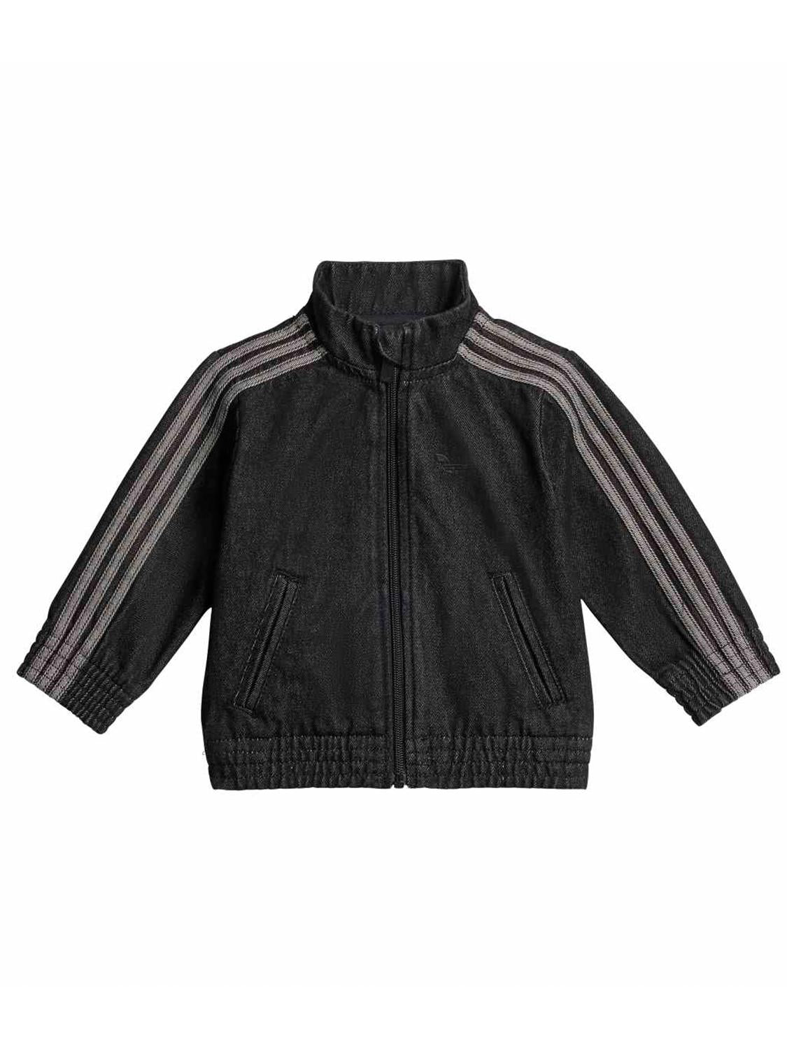 adidas jacket denim black 