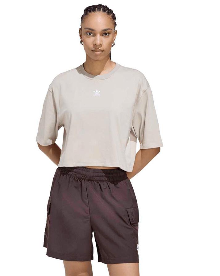 adidas  ess crop tee donna 