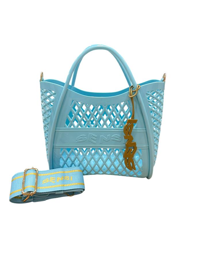 sensi borsa santorini celeste 