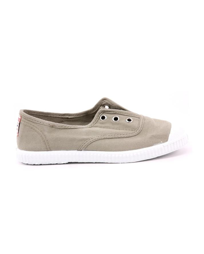 cienta snekers inglesi slip-on taupe kids 