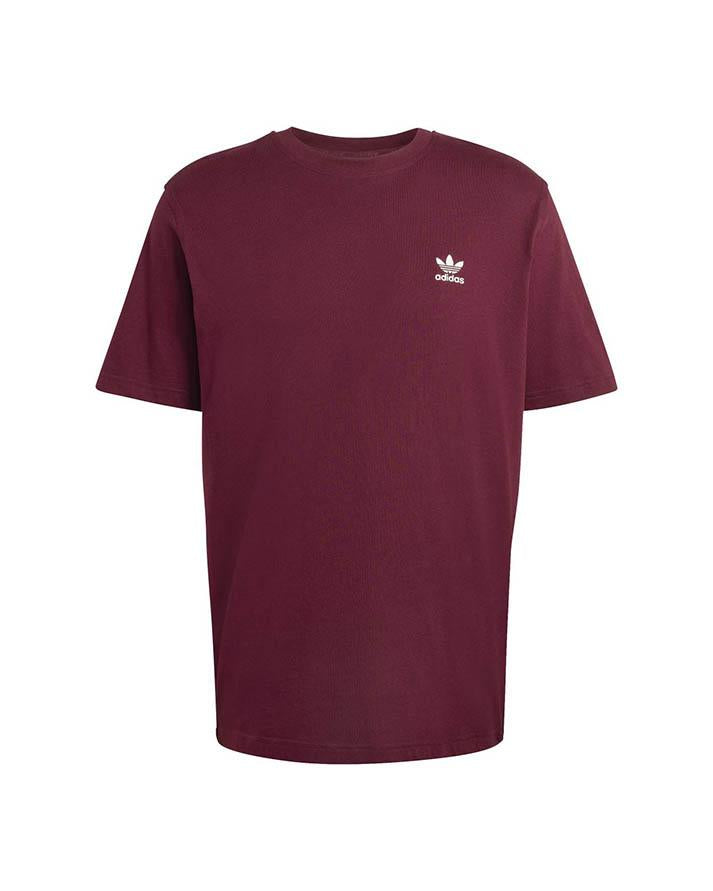 adidas t-shirt  ess nc loose t maroon uomo 