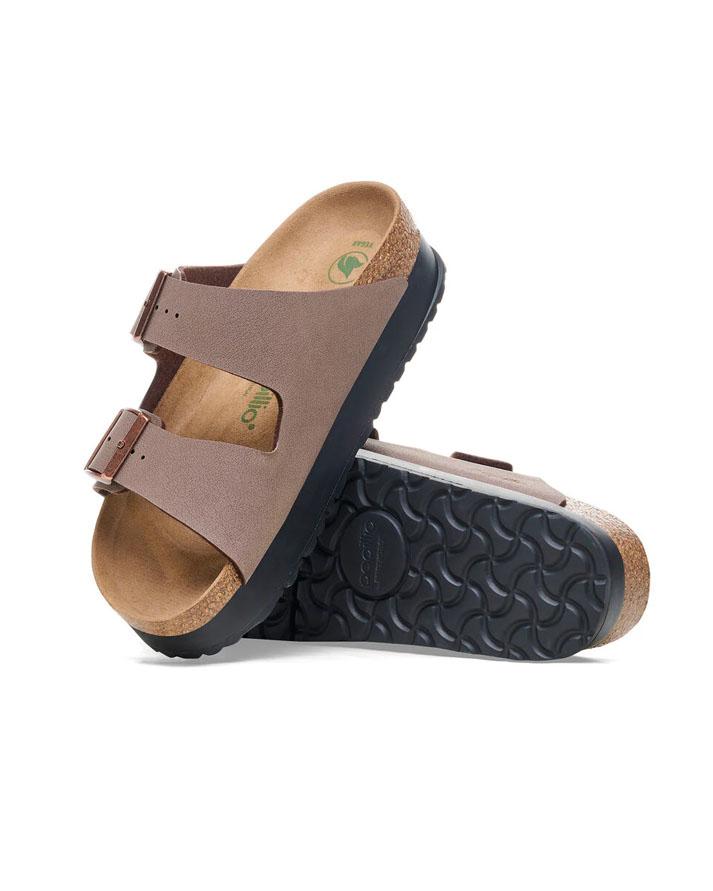 birkenstock arizona platform mocca 