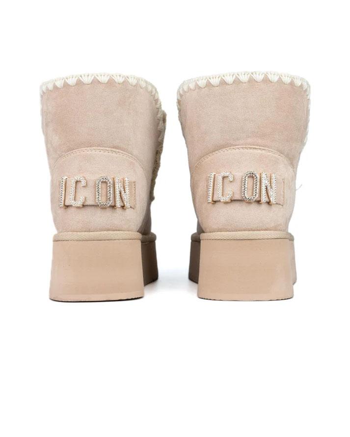 
                  
                    Icon Stivaletto Platform Pelliccia Beige IC05265SDBEIGE ICON
                  
                