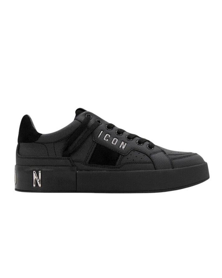 ICON Sneakers Pelle Nero Uomo IC04387SUNERO ICON