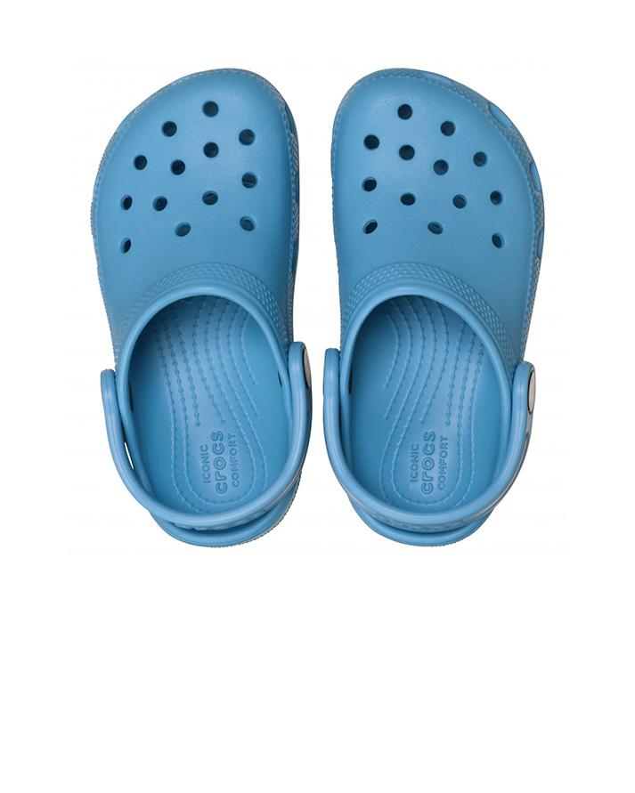 crocs classic clog t baby electric blue 