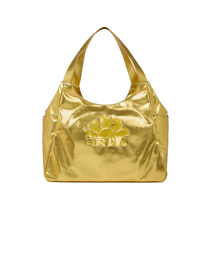 sundek laminated chel bag 