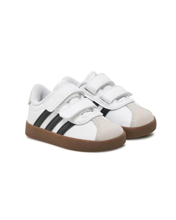 Adidas VL Court 3.0 cf i Bianco Nero Infant ID915757 ADIDAS