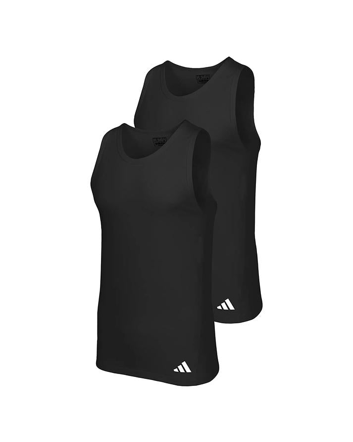 adidas canotte 2pk uomo black 