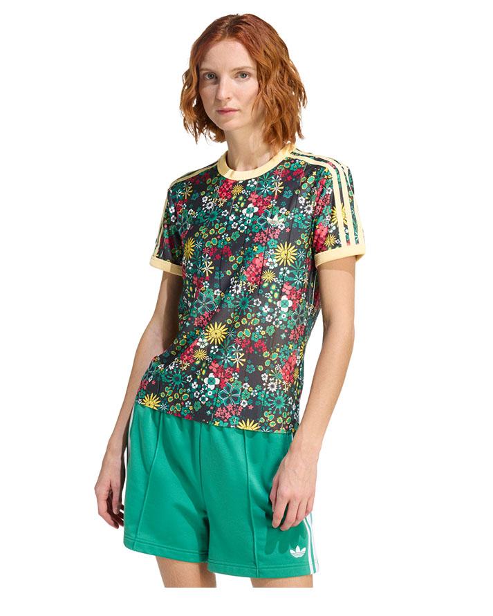adidas 3s tee slim  flower 