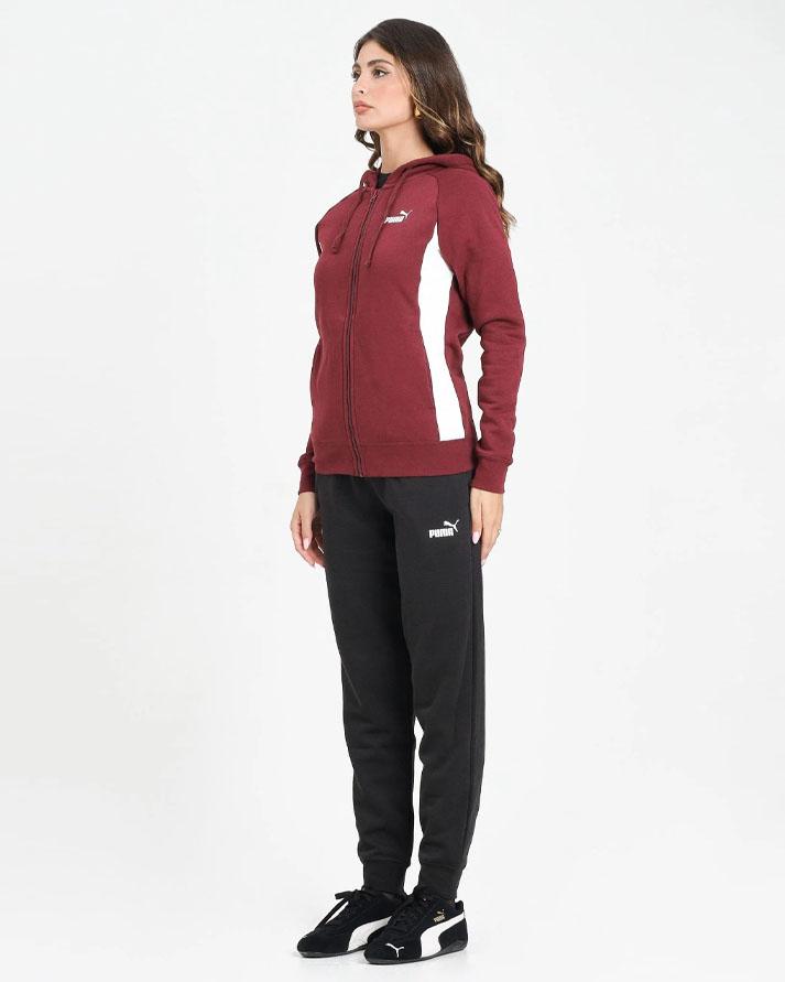 Puma Tuta Completa Donna Zip Bordeaux 69073896 PUMA