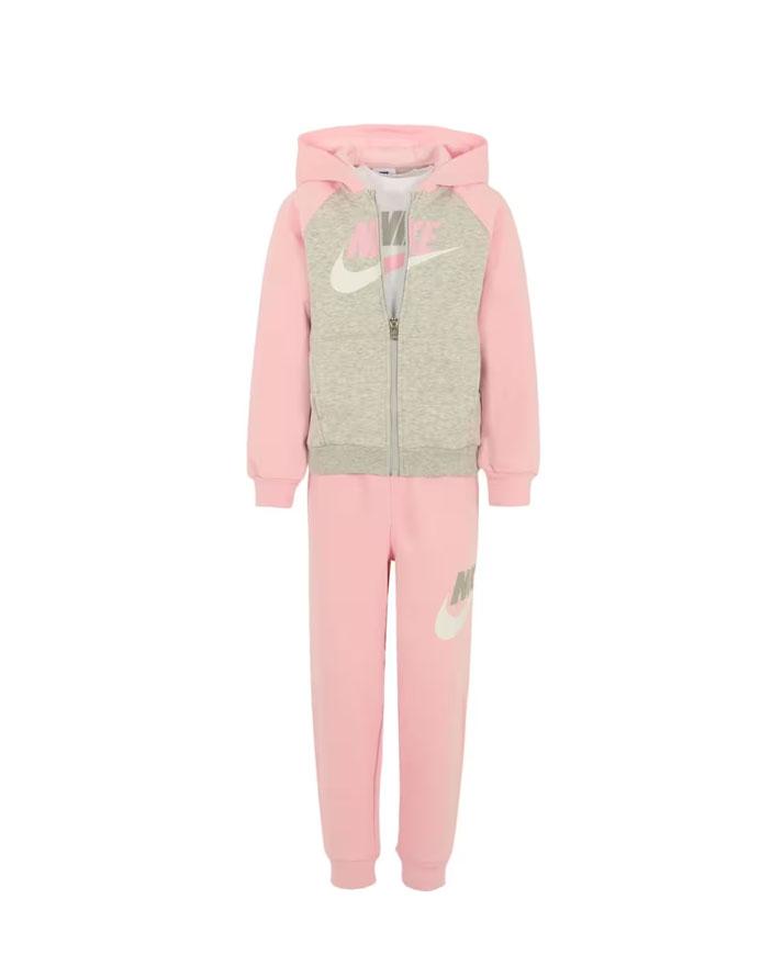 Nike Set Tre Pezzi Rosa Grigio Baby 36N341A0W NIKE