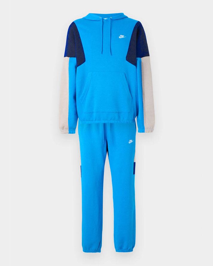 Nike Tuta Completa Club Fleece Azzurro Unisex HV1165435 NIKE