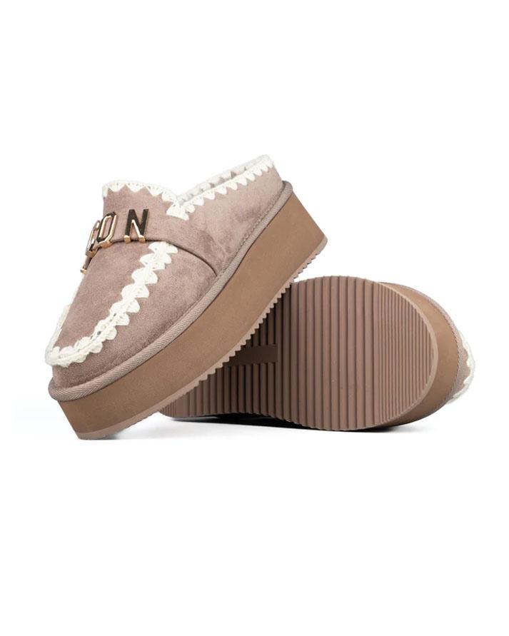 Icon Sabot Pelliccia Tortora IC05264SDTORTORA ICON