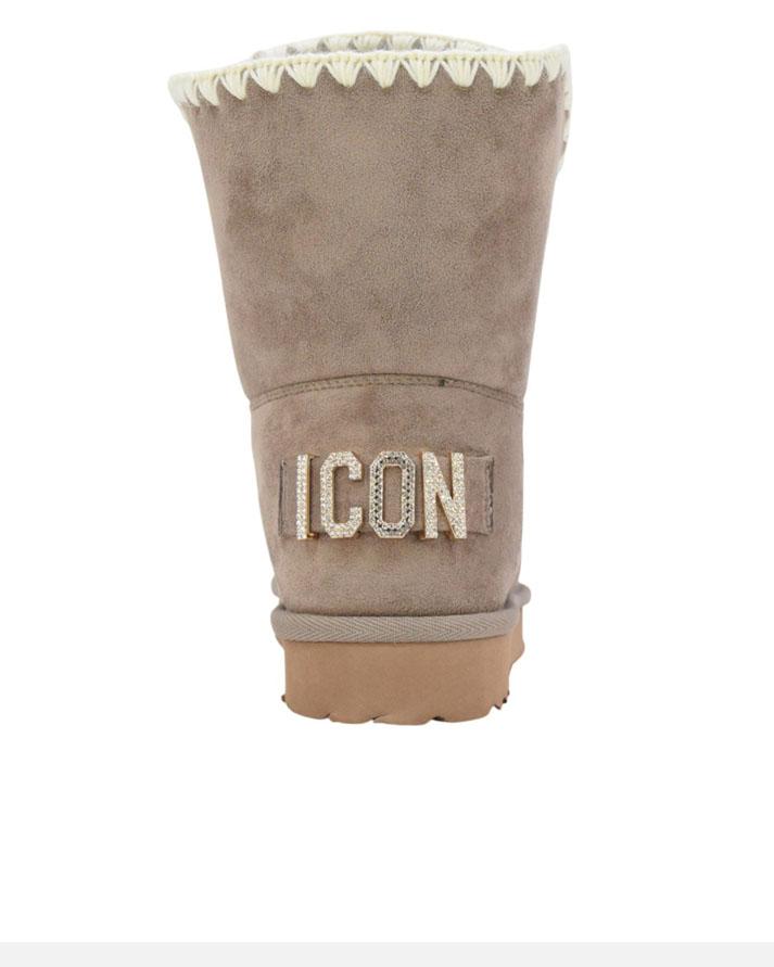 Icon Stivaletto Pelliccia Tortora Donna IC04412SDTORTORA ICON