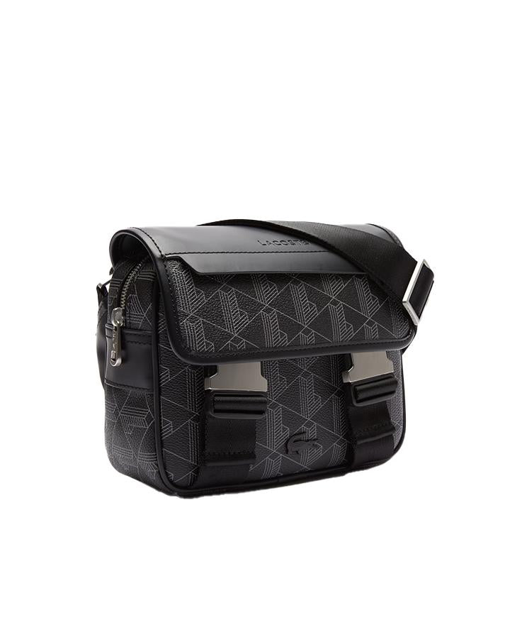 lacoste Borsa a tracolla con patta e clip The Blend 