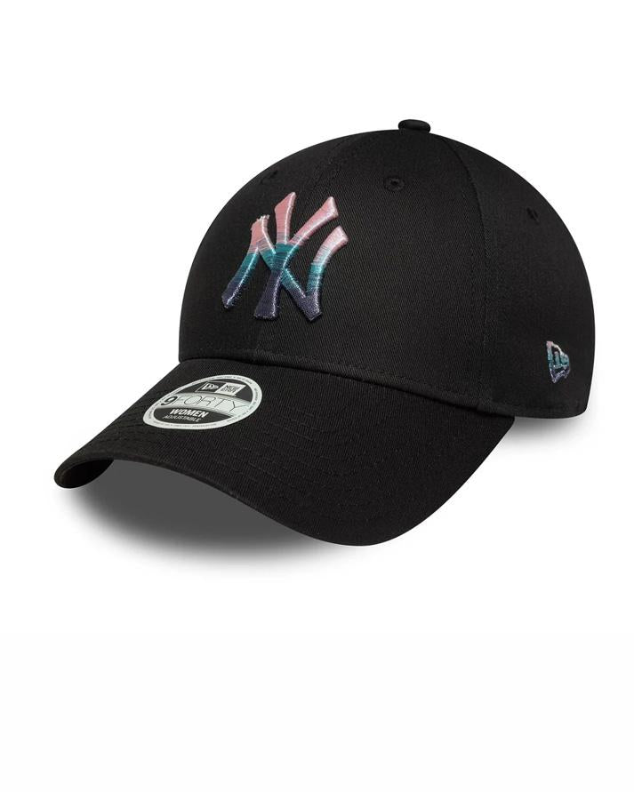 9FORTY New York Yankees MLB Metallic Logo Nero Donna 60759078ASS NEW ERA