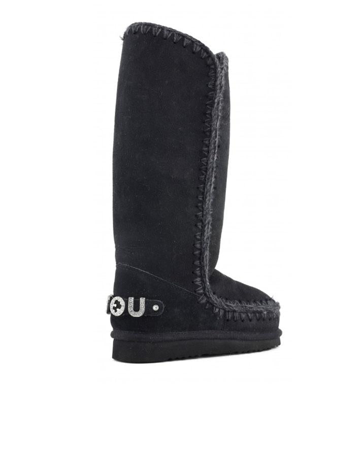 Mou Eskimo 40 Rhinestones Logo Nero FW101052ABKBK MOU