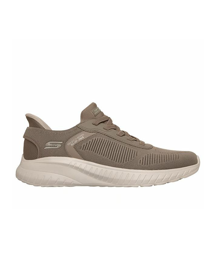 skechers  bob squad cha uomo taupe 