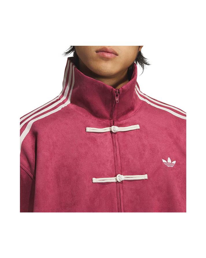 adidas chinese track top casual burgundy<BR/> 